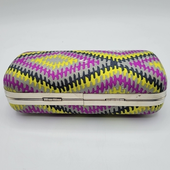 Charming Charlie yellow multicolor clutch Purse - Picture 3 of 7